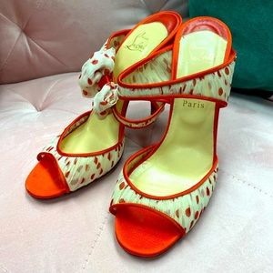 Christian Louboutin Miss Chief Polka Dot Sandals